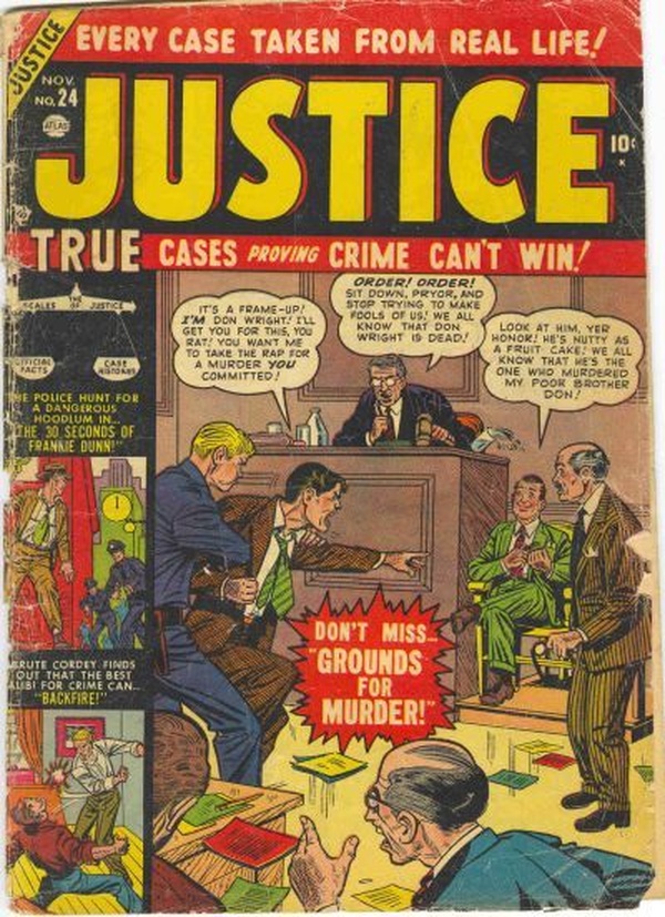 Justice (1947) #24 cover