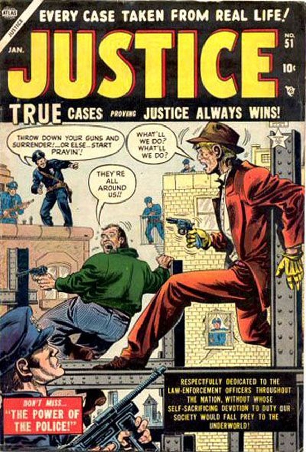 Justice (1947) #51 cover