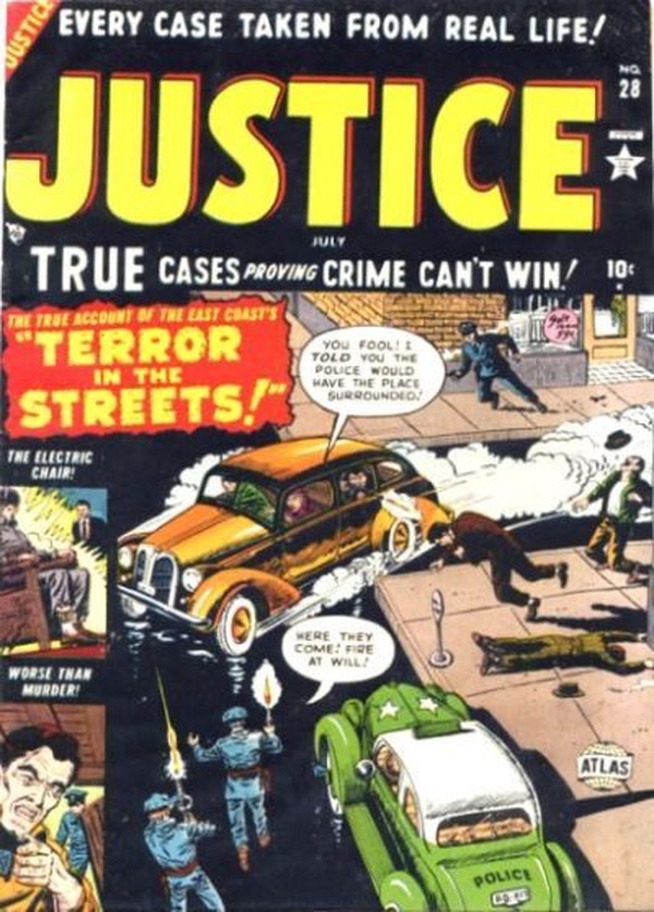 Justice (1947) #28 cover