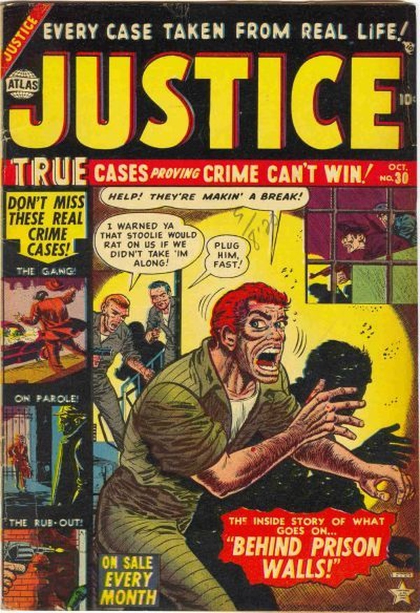 Justice (1947) #30 cover