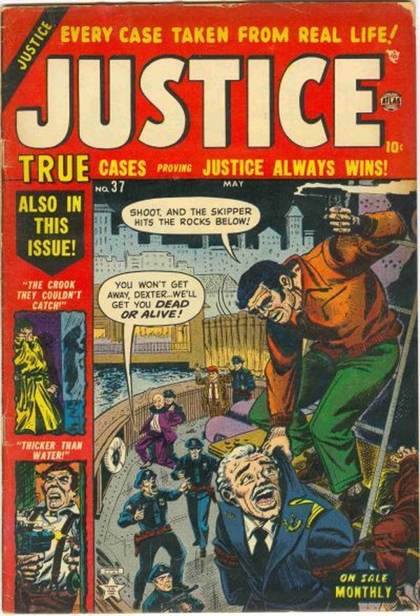 Justice (1947) #37 cover
