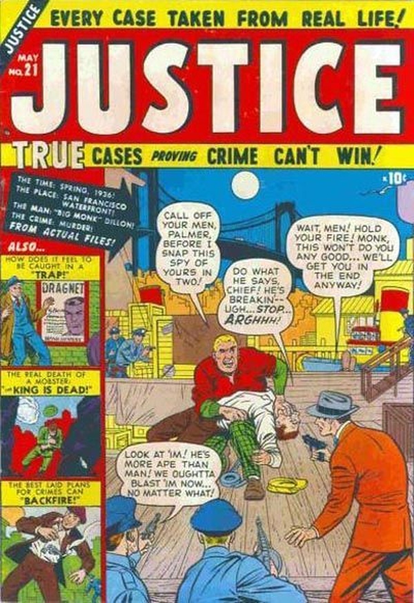 Justice (1947) #21 cover