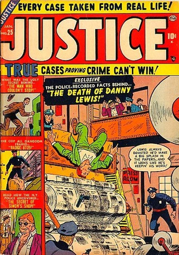 Justice (1947) #25 cover