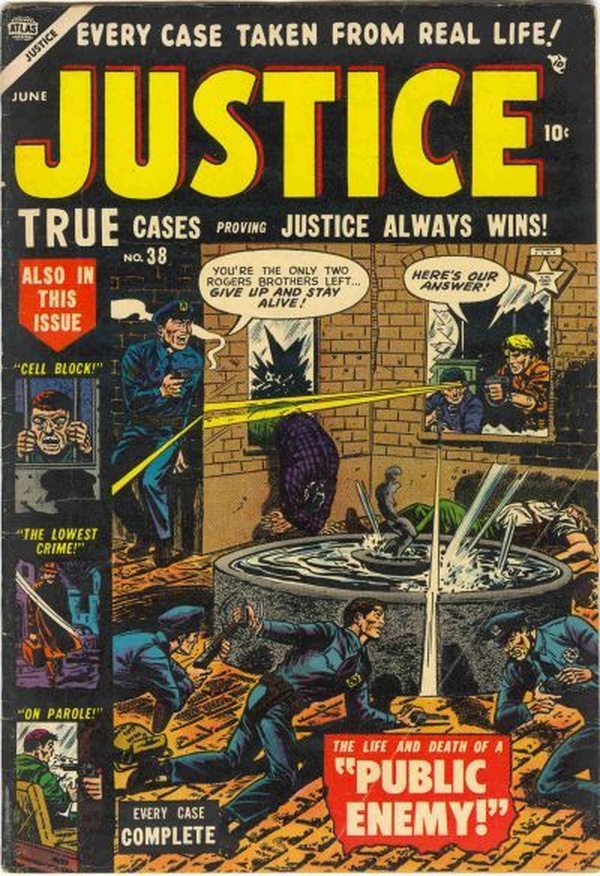 Justice (1947) #38 cover