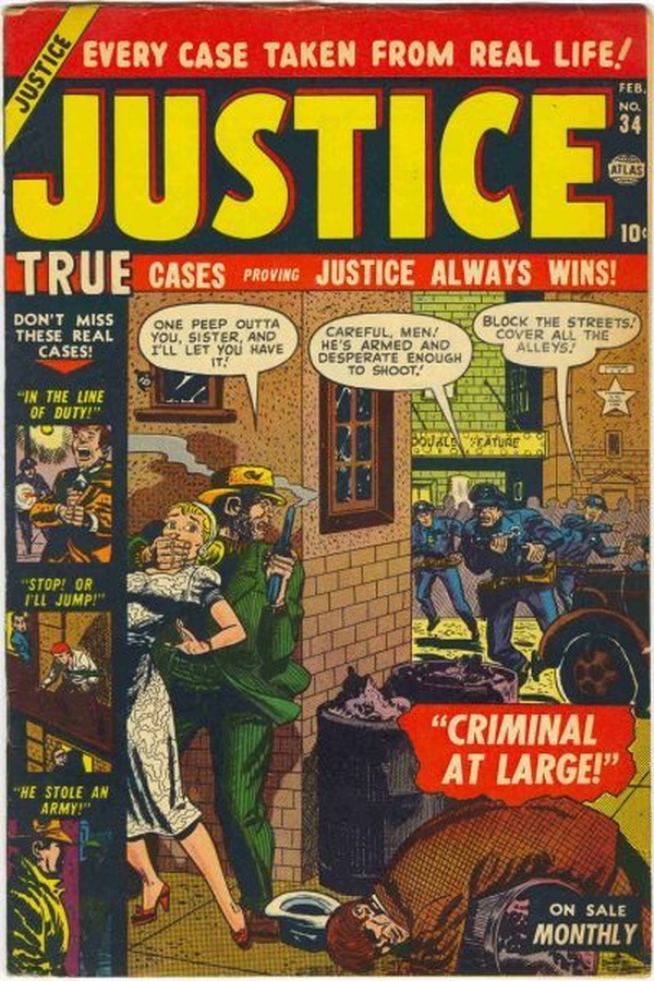 Justice (1947) #34 cover