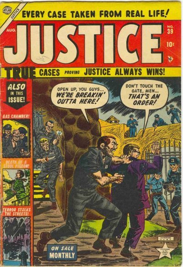 Justice (1947) #39 cover