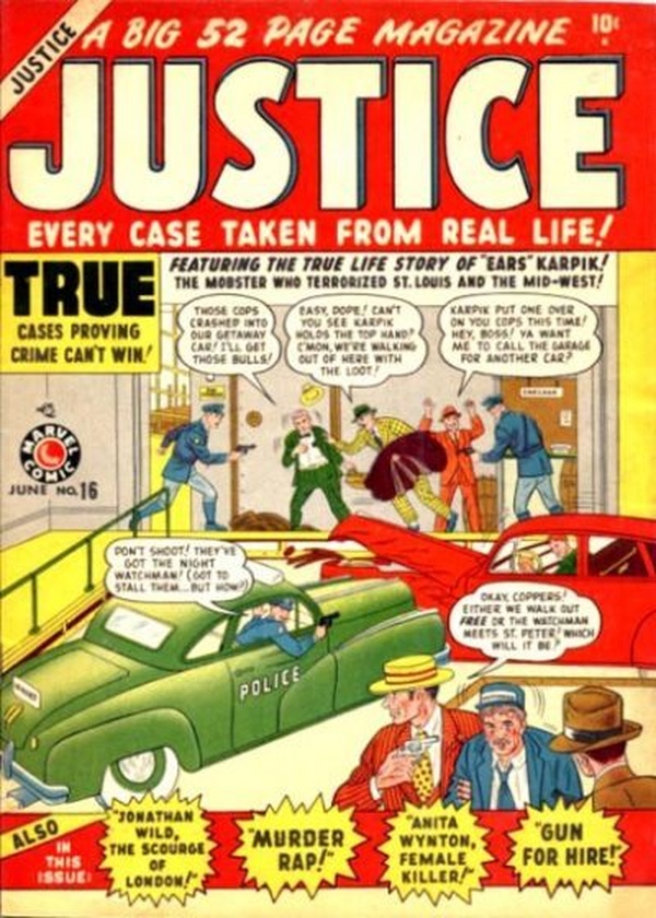Justice (1947) #16 cover