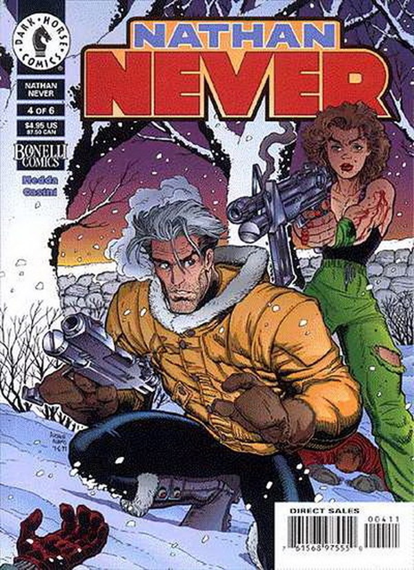 Nathan Never #4 cover