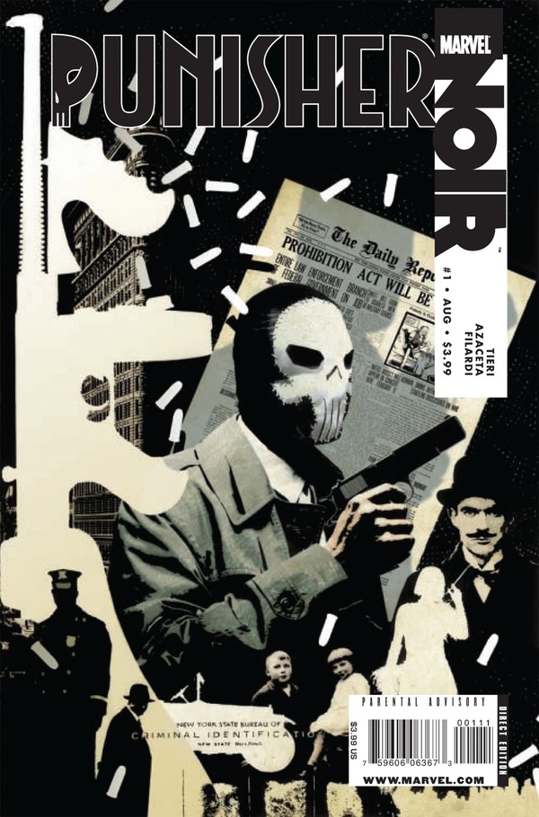Punisher Noir (2009) #1 cover