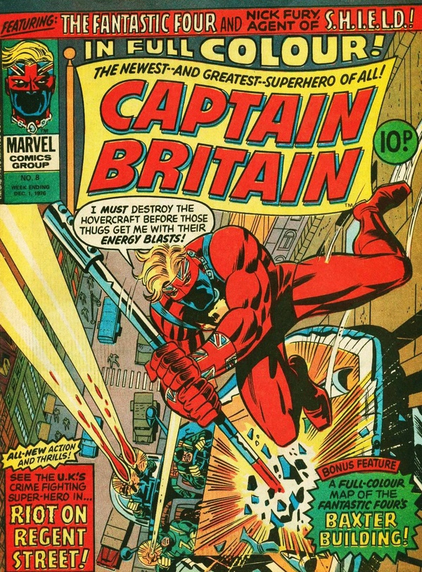 Cover of Captain Britain #8