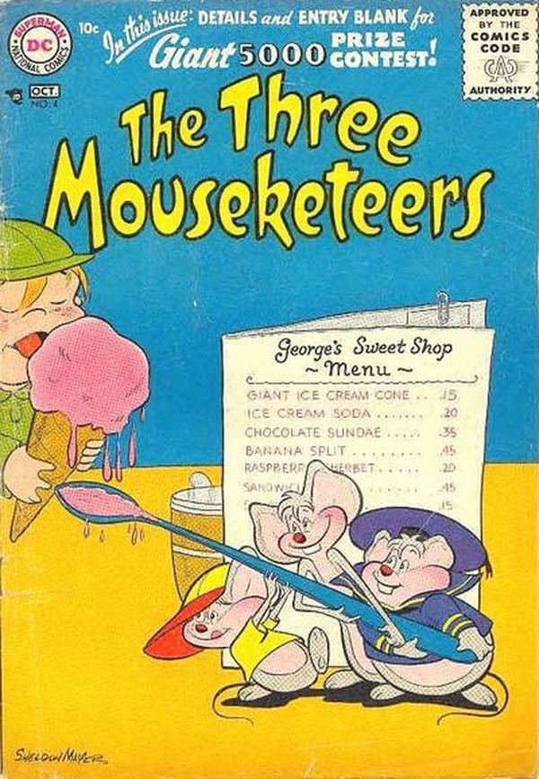 Cover of The Three Mouseketeers #4