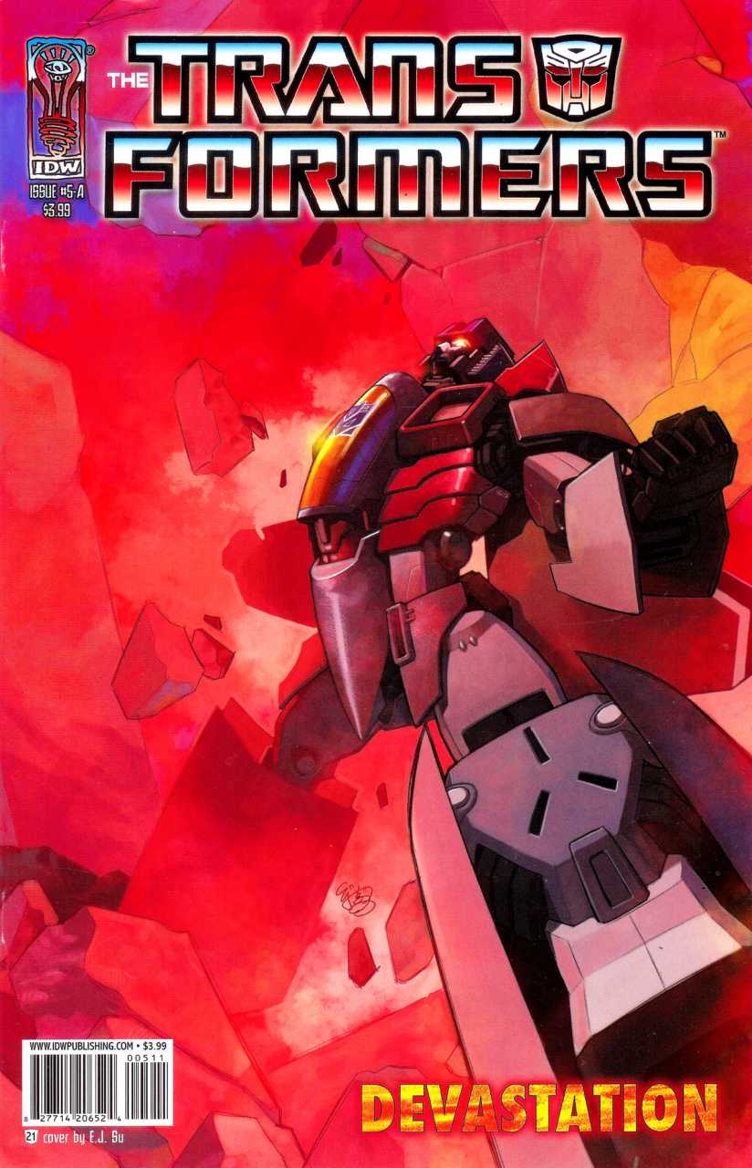 Cover of The Transformers: Devastation #5