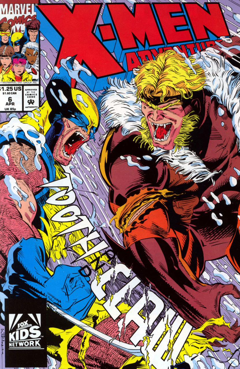 Cover of X-Men Adventures #6