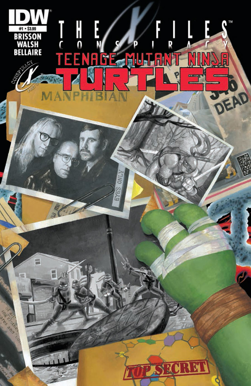 The X-Files / Teenage Mutant Ninja Turtles: Conspiracy #1 cover