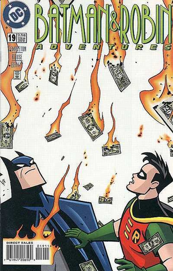 The Batman and Robin Adventures (1995) #19 cover