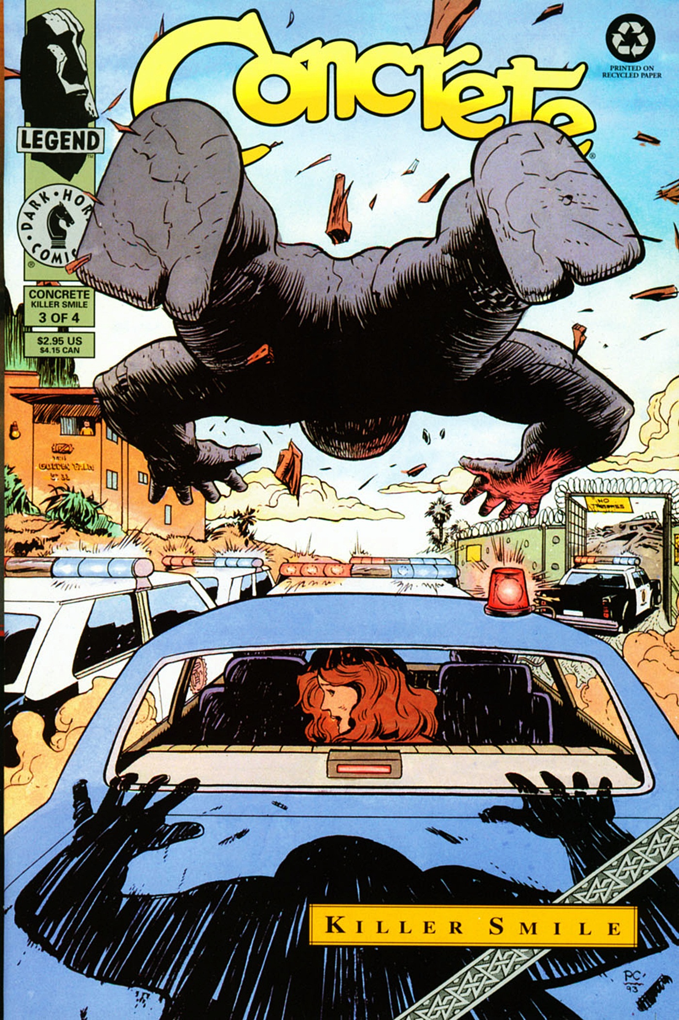 Concrete: Killer Smile (1994) #3 cover
