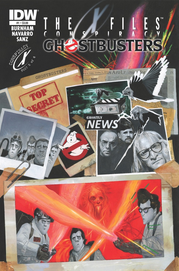 The X-Files / Ghostbusters: Conspiracy (2014) #1 cover