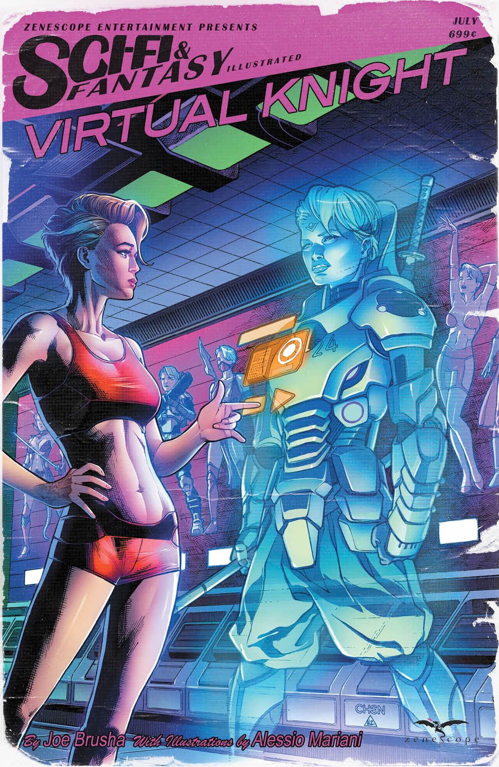Sci Fi Fantasy Illustrated: Virtual Knight
