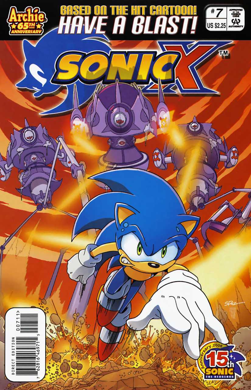 Sonic X (2005) #7 cover