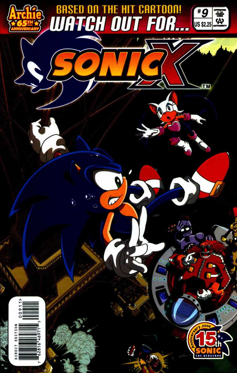 Sonic X (2005) #9 cover