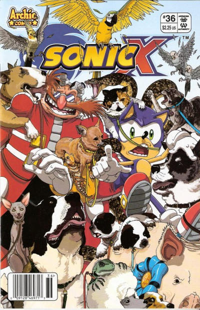 Sonic X (2005) #36 cover
