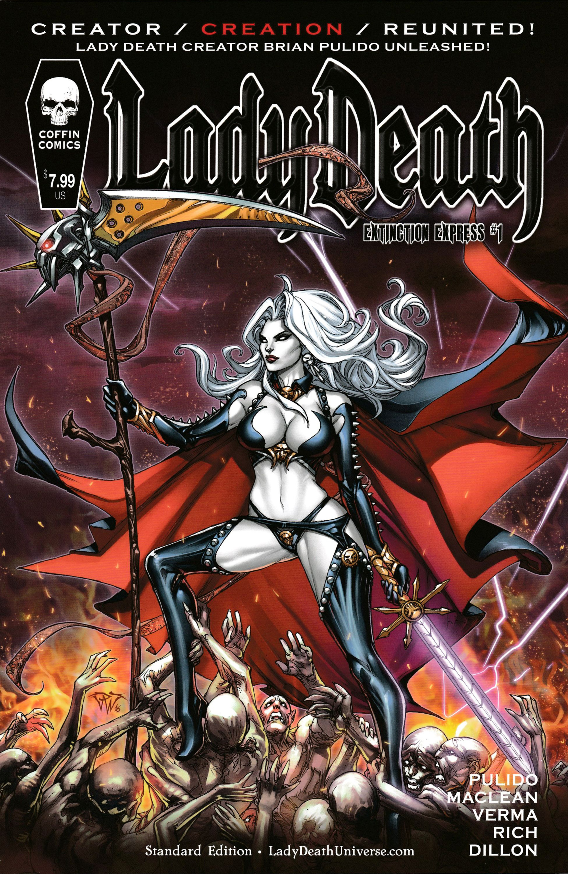 Cover of Lady Death: Extinction Express #1