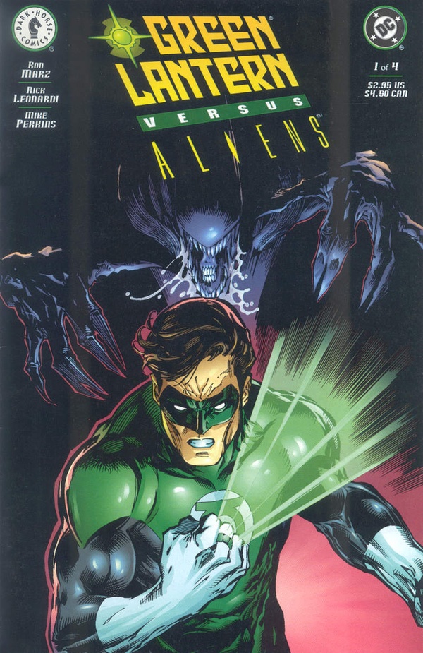 Green Lantern vs. Aliens (2000) #1 cover
