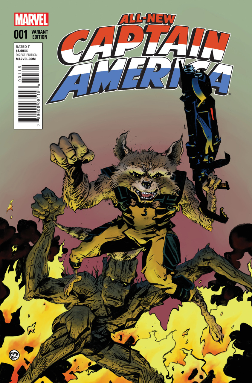 Rocket Raccoon & Groot Themed Variant Cover cover