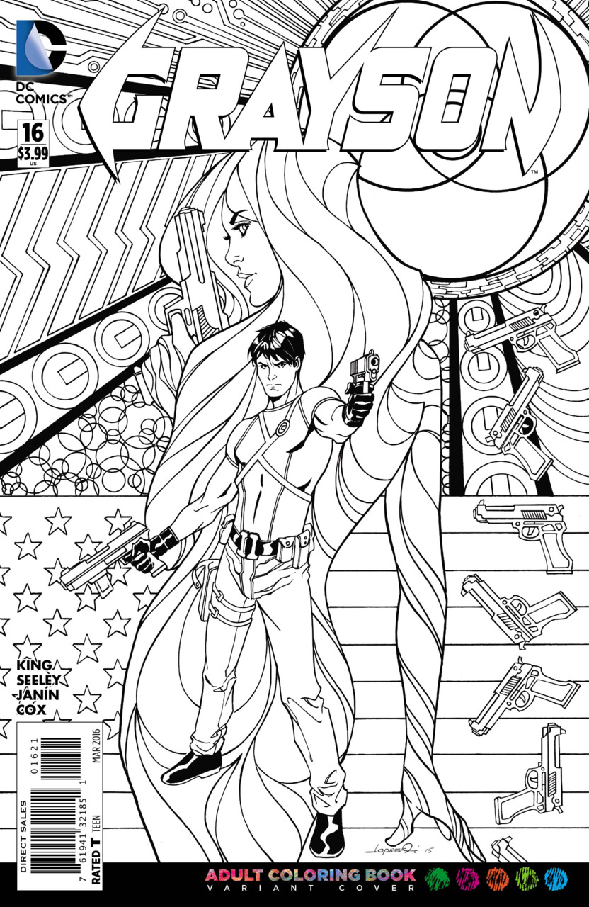 Adult Coloring Book Variant Cover cover