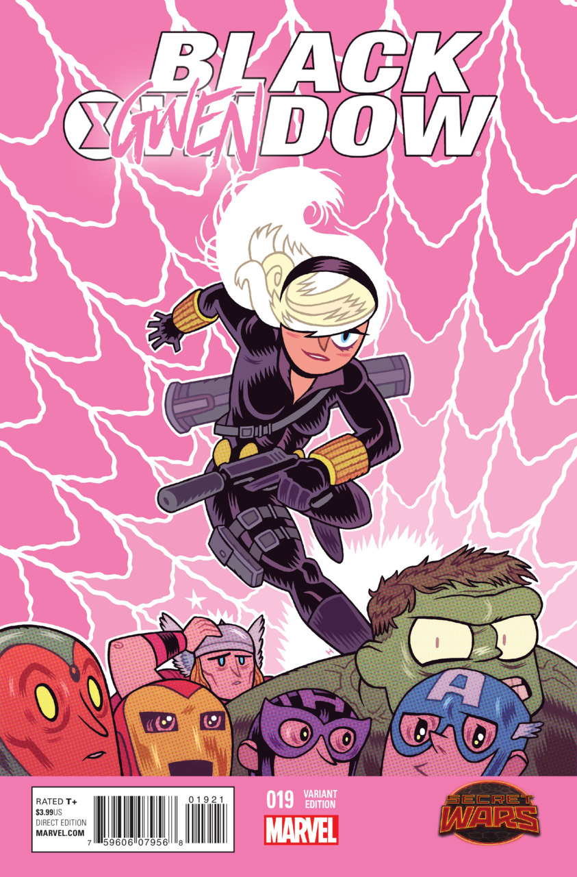 Black Widsgwen Variant Cover cover