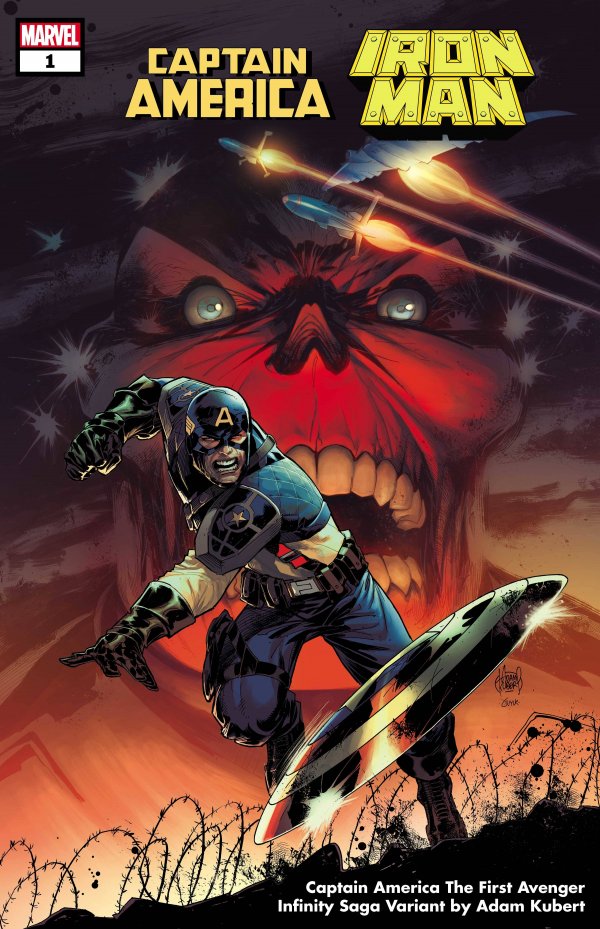 Captain America Infinity Saga Kubert Variant cover