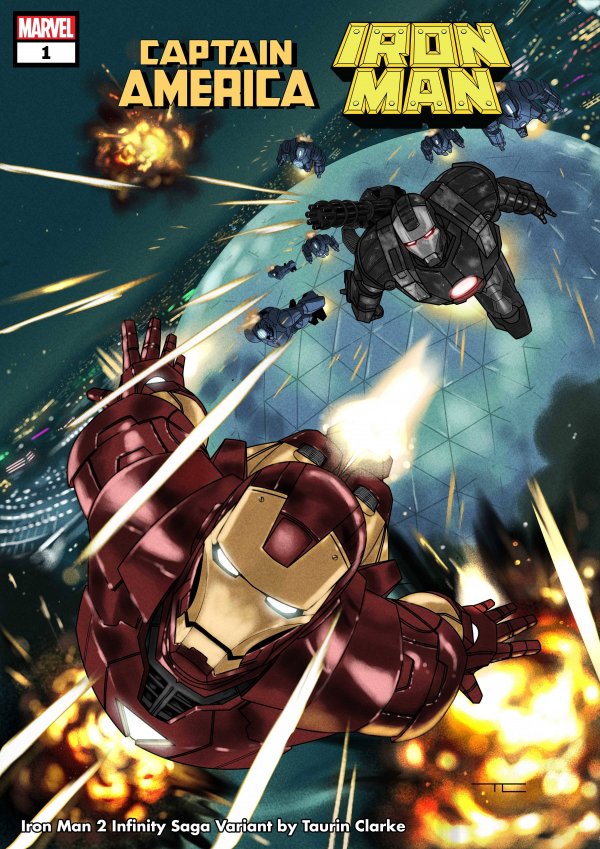 Kubert Infinity Saga Variant cover