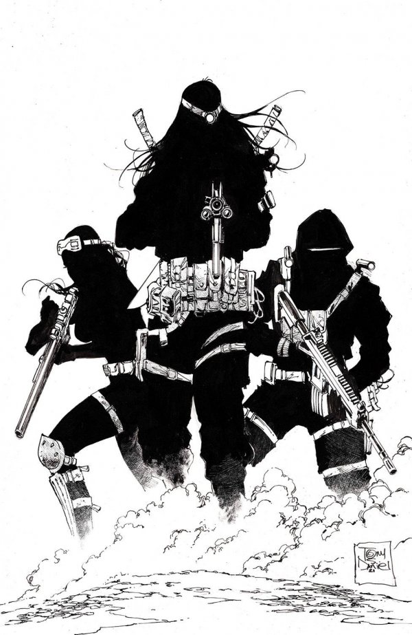 Cover D 1:10 Black & White cover