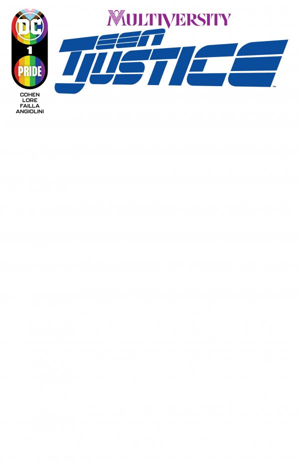 Cover D Blank Variant cover