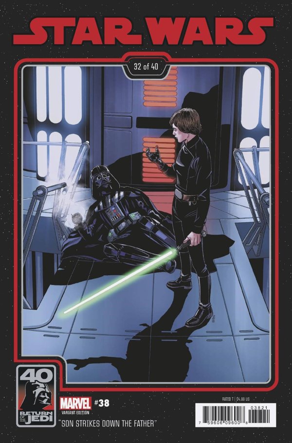 Sprouse Return of The Jedi 40th Anniversary Variant cover