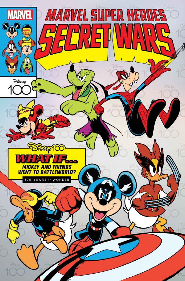 De Lorenzi Disney100 Secret Wars 1 Homage Variant
