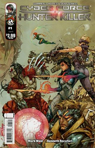 Cover B Kenneth Rocafort Cyberforce Connecting Variant