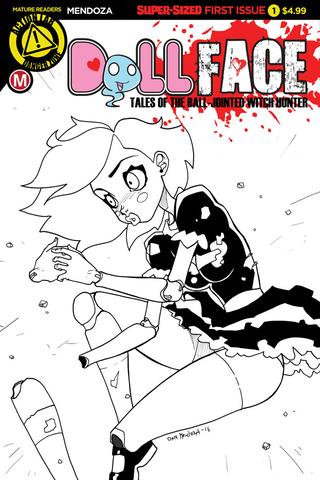 Cover G - Sketch Variant - Dan Mendoza cover