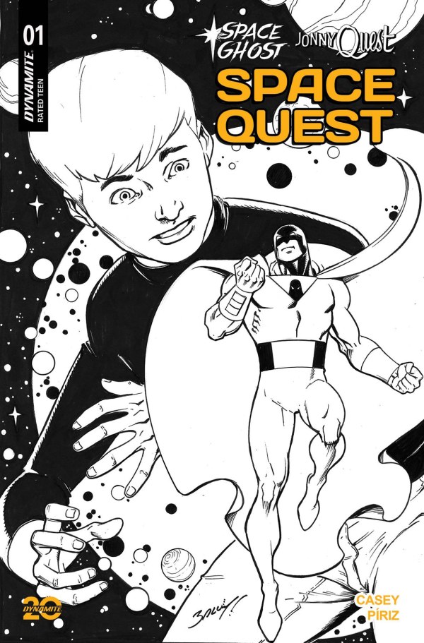 Cover M 1:10 Mark Bagley Black & White Variant cover