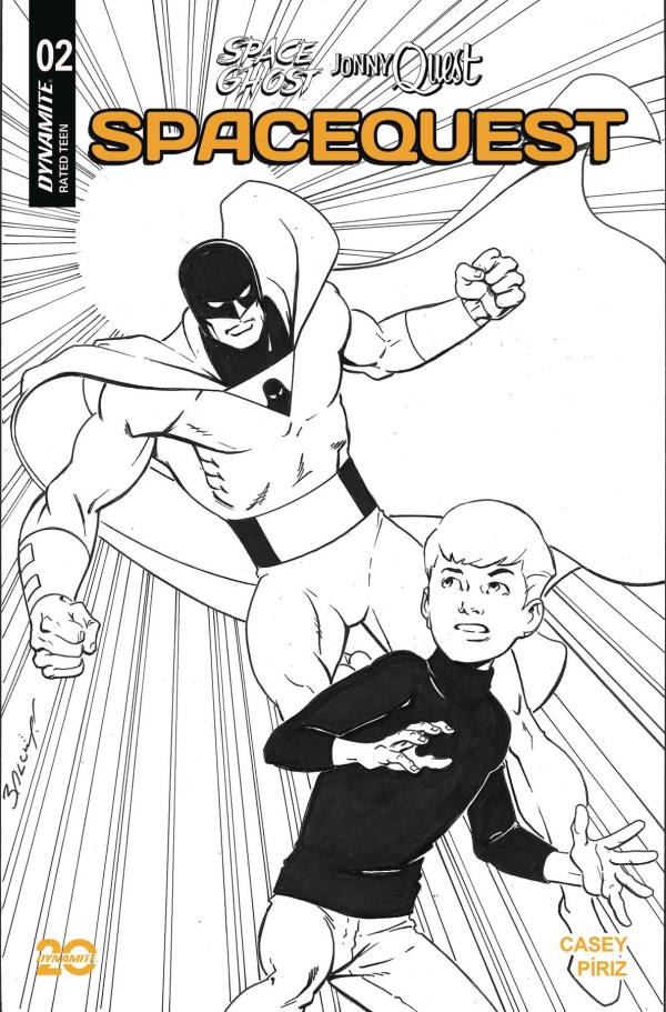 Cover L 1:10 Mark Bagley Black & White Variant cover