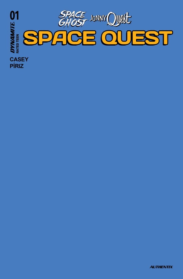 Cover X Blue Blank Authentix Variant cover