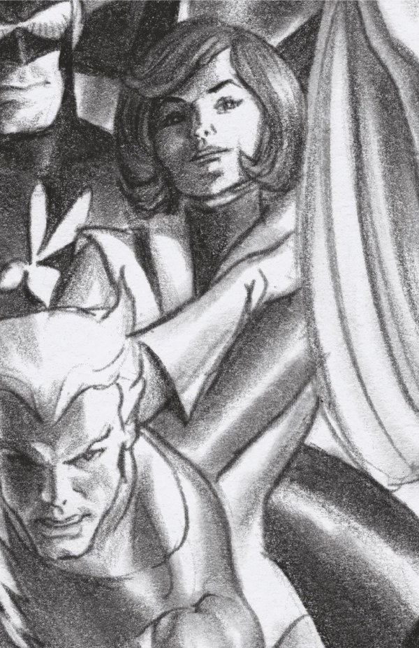 1:100 Alex Ross Timeless Wasp Sketch Virgin Variant