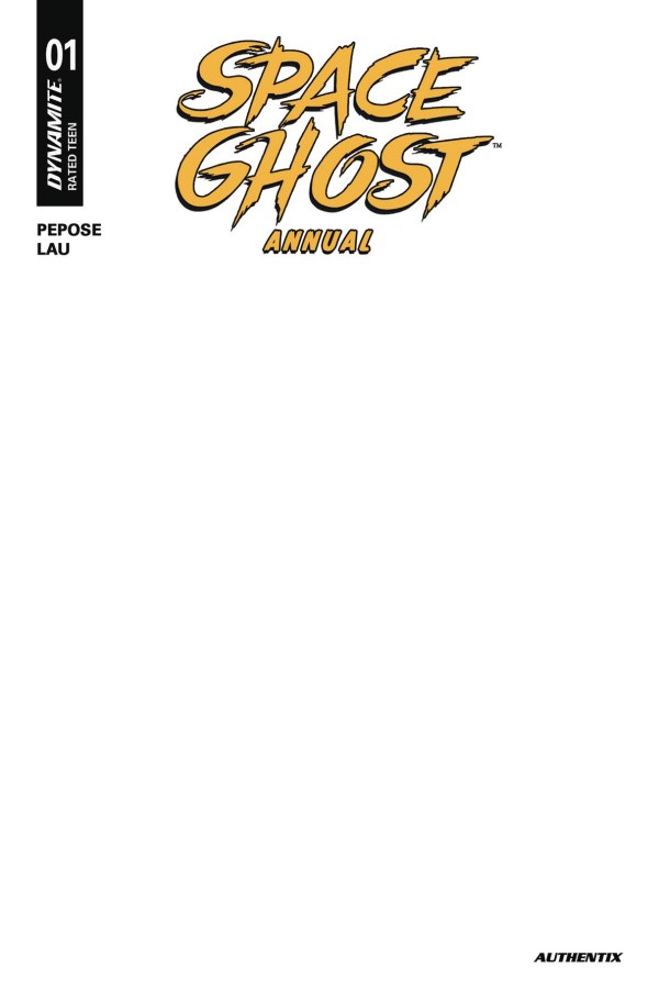Cover E Blank Authentix Variant cover