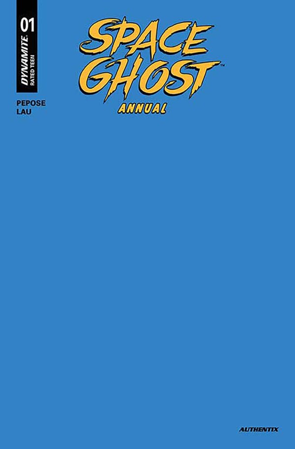 Cover M Blue Blank Authentix Variant cover