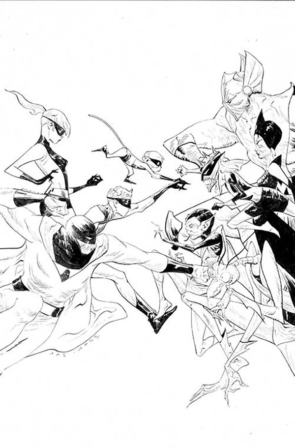 Cover N 1:15 Jae Lee Black & White Virgin Variant cover