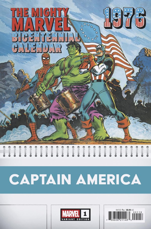 1:50 John Romita Sr. Bicentennial Calendar Hidden Gem Variant