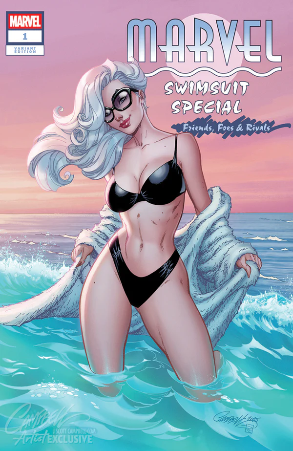 J. Scott Campbell Webstore Black Cat Variant cover