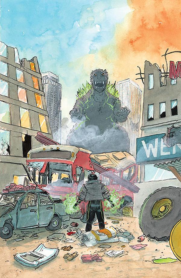 Godzilla (Kai-Sei Era) #1, Collector's Paradise / The Comic Bug Patrick Horvath Connecting Variant