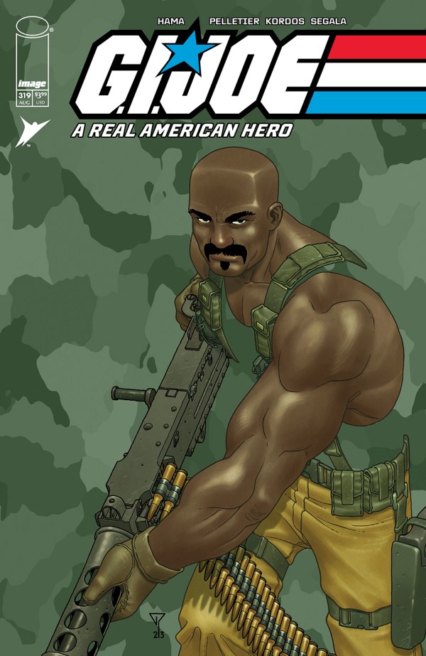 G.I. Joe: A Real American Hero #319, Cover C 1:10 Francis Portela Camouflage Variant