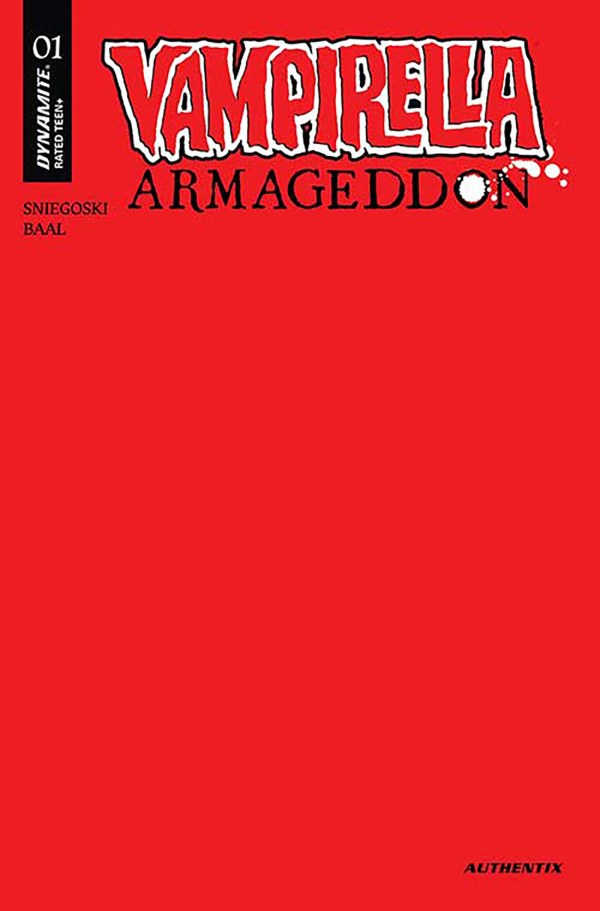 Cover U Red Blank Authentix Variant cover